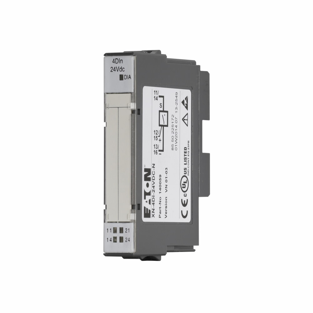 XN-4DI-24VDC-N Negative Switching Digital Input Module, 4 Inputs