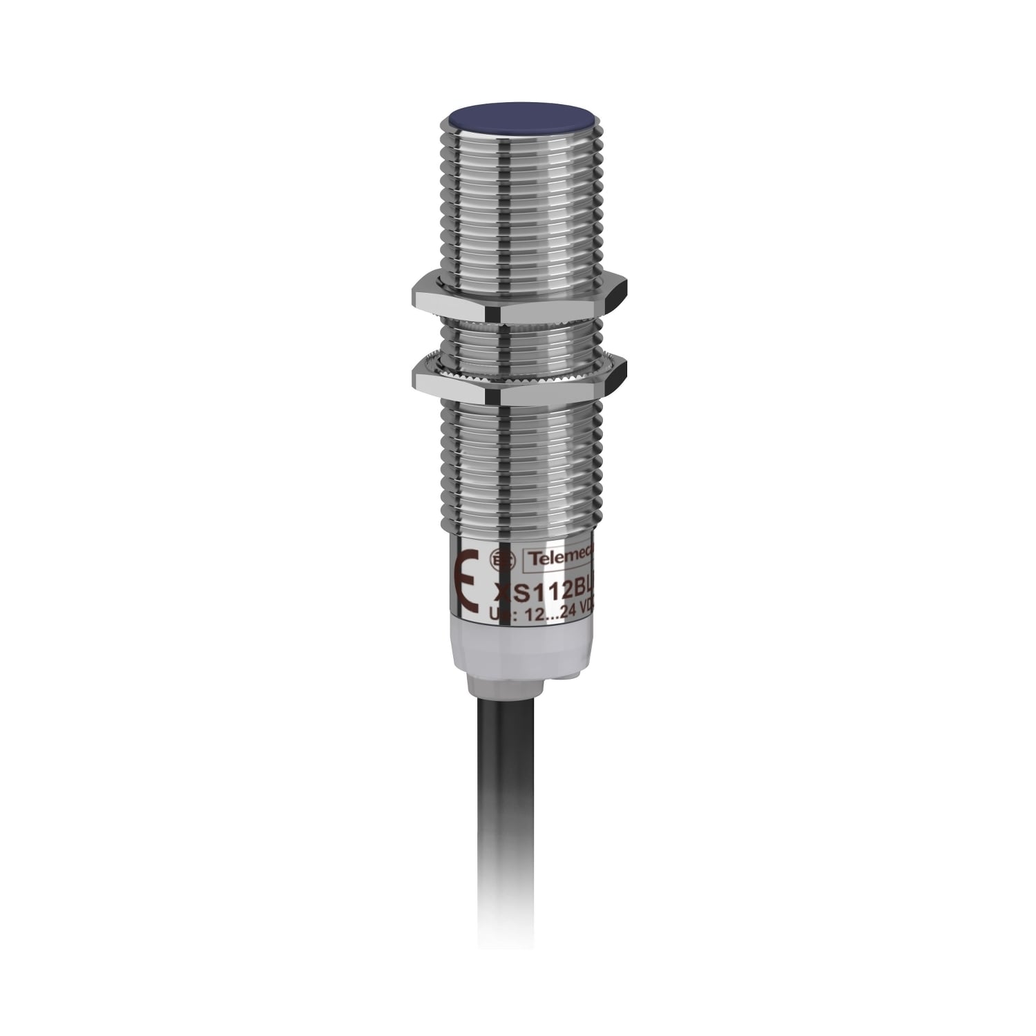XS112B3PBL2 OsiSense XS Fixed Inductive Sensor, Proximity Sensor, PNP/Discrete Output, 1NC Contact, 12 to 24 V DC