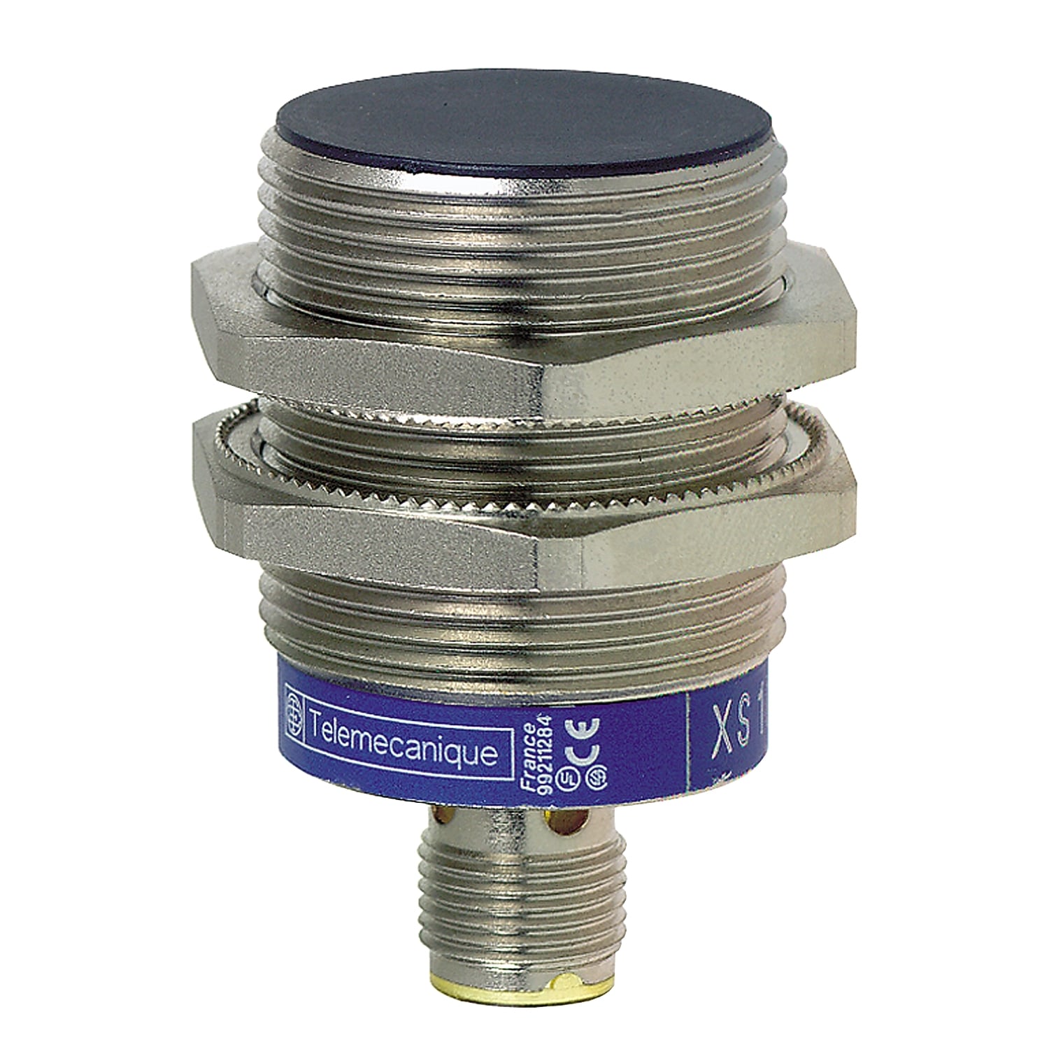 XS1N30PC410D OsiSense XS1 Series Cylindrical Fixed Form Proximity Sensor, Inductive, PNP/Discrete Output, 1NC-1NO Contact, 12 to 24 V DC