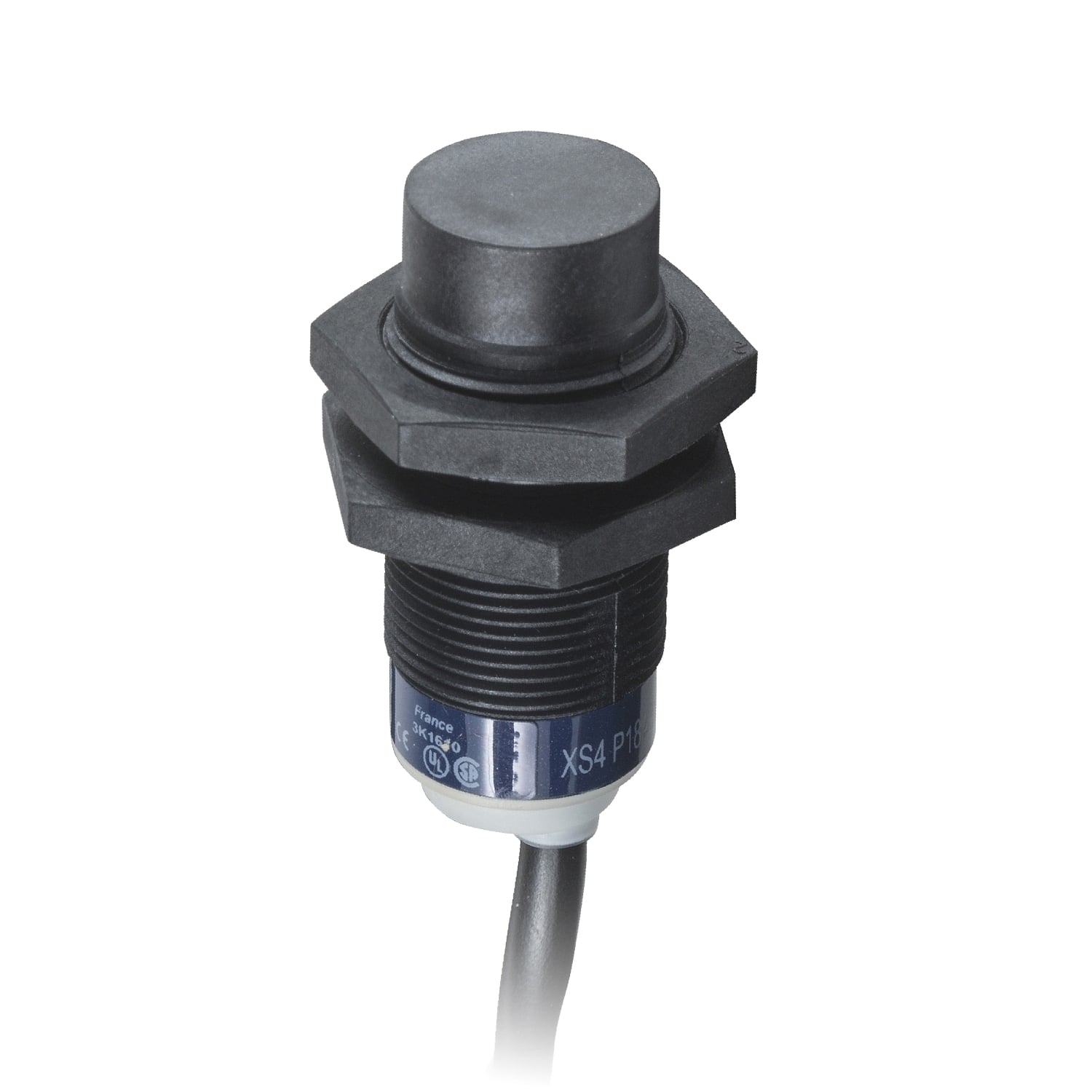 XS4P18AB120L2 OsiSense XS Fixed Cylindrical Proximity Sensor, Inductive, Analog Output, 1NC Contact, 10 to 38/12 to 24 V DC