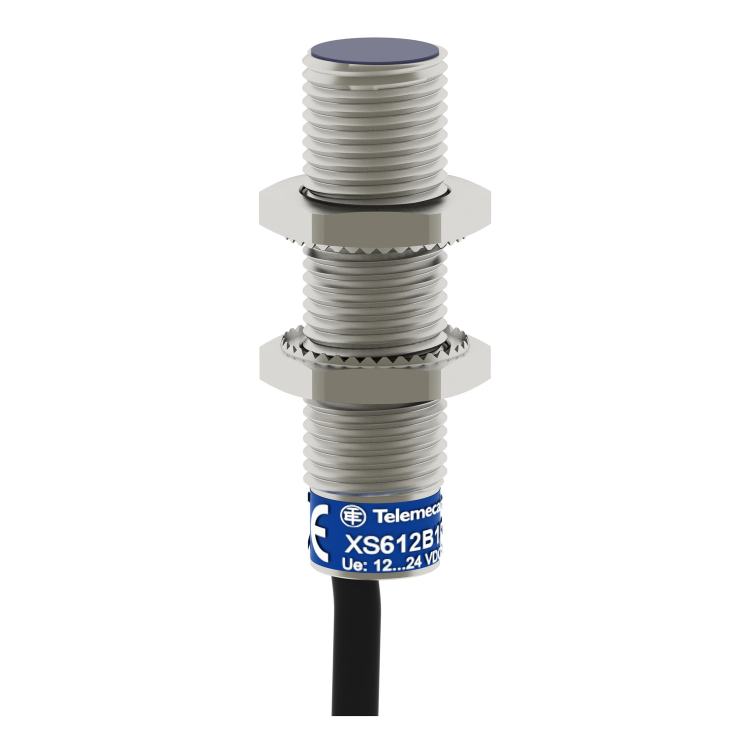 XS612B1DAL2 OsiSense XS Fixed Inductive Sensor, Proximity Sensor, Discrete Output, 1NO Contact, 12 to 48 V DC