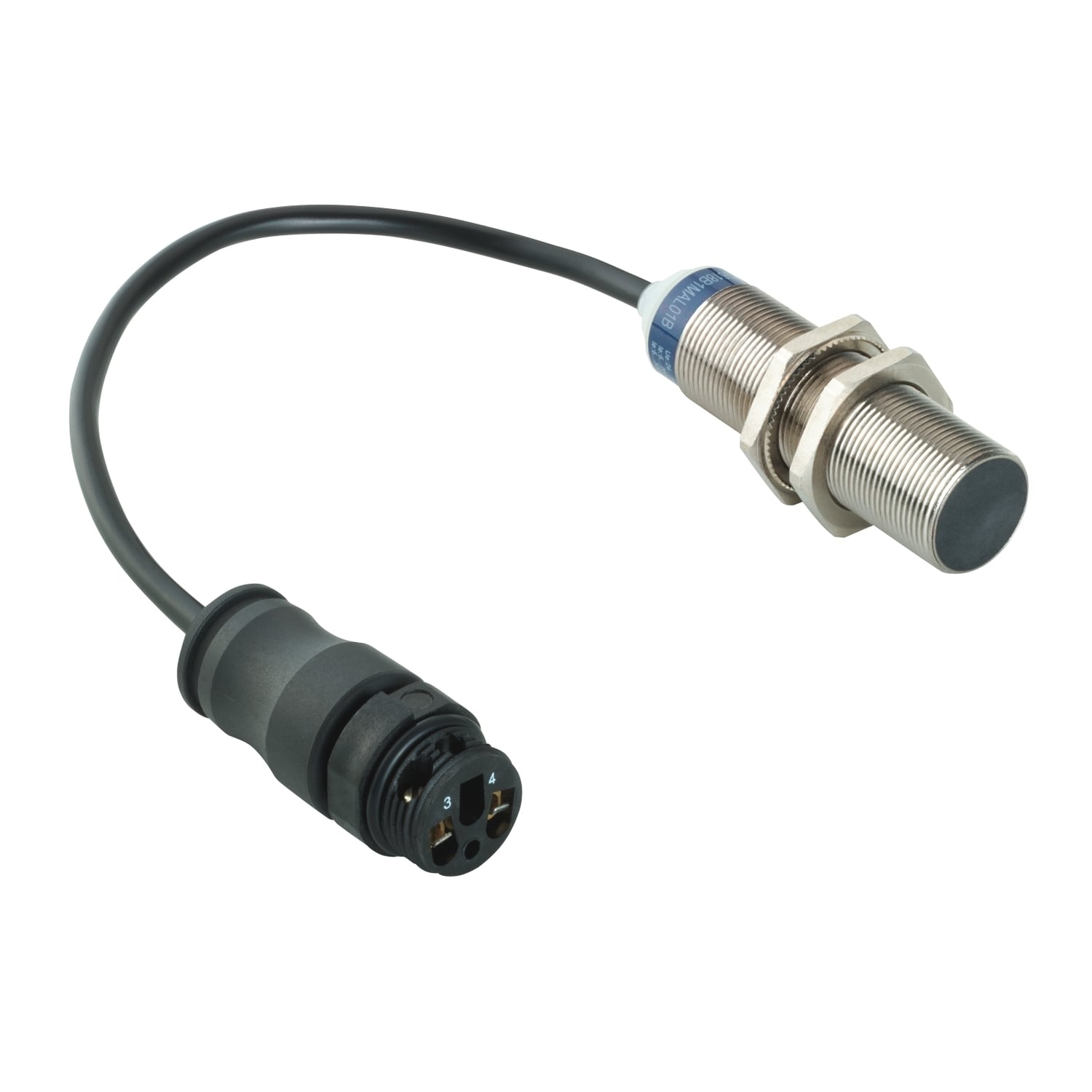 XS618B1MAL01B OsiSense XS Fixed Inductive Sensor, Proximity Sensor, Discrete Output, 1NO Contact, 24 to 240 V AC/DC