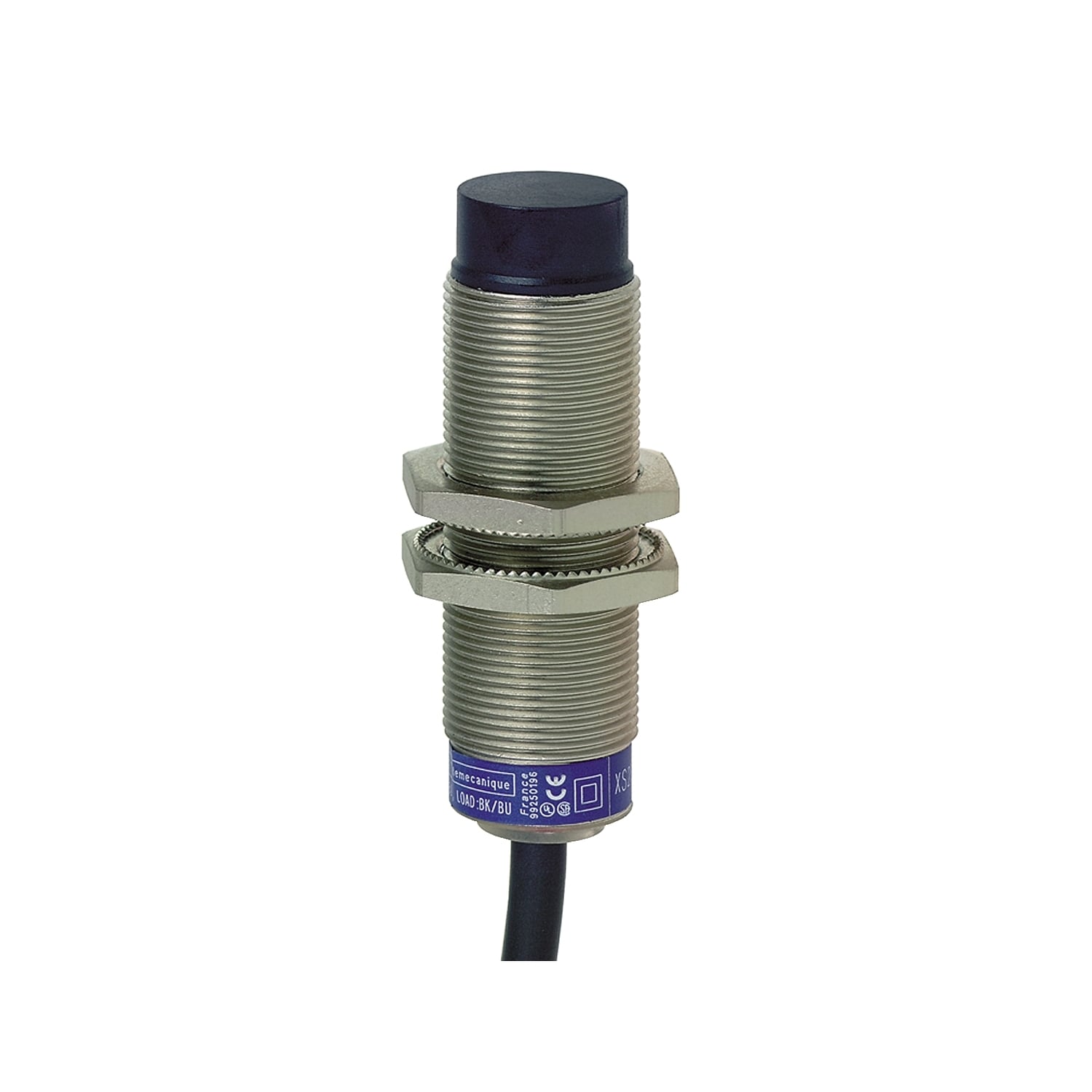 XS618B4MBL2 OsiSense XS6 Series Cylindrical Fixed Form Proximity Sensor, Inductive, Discrete Output, 1NC Contact, 24 to 240 V AC/DC
