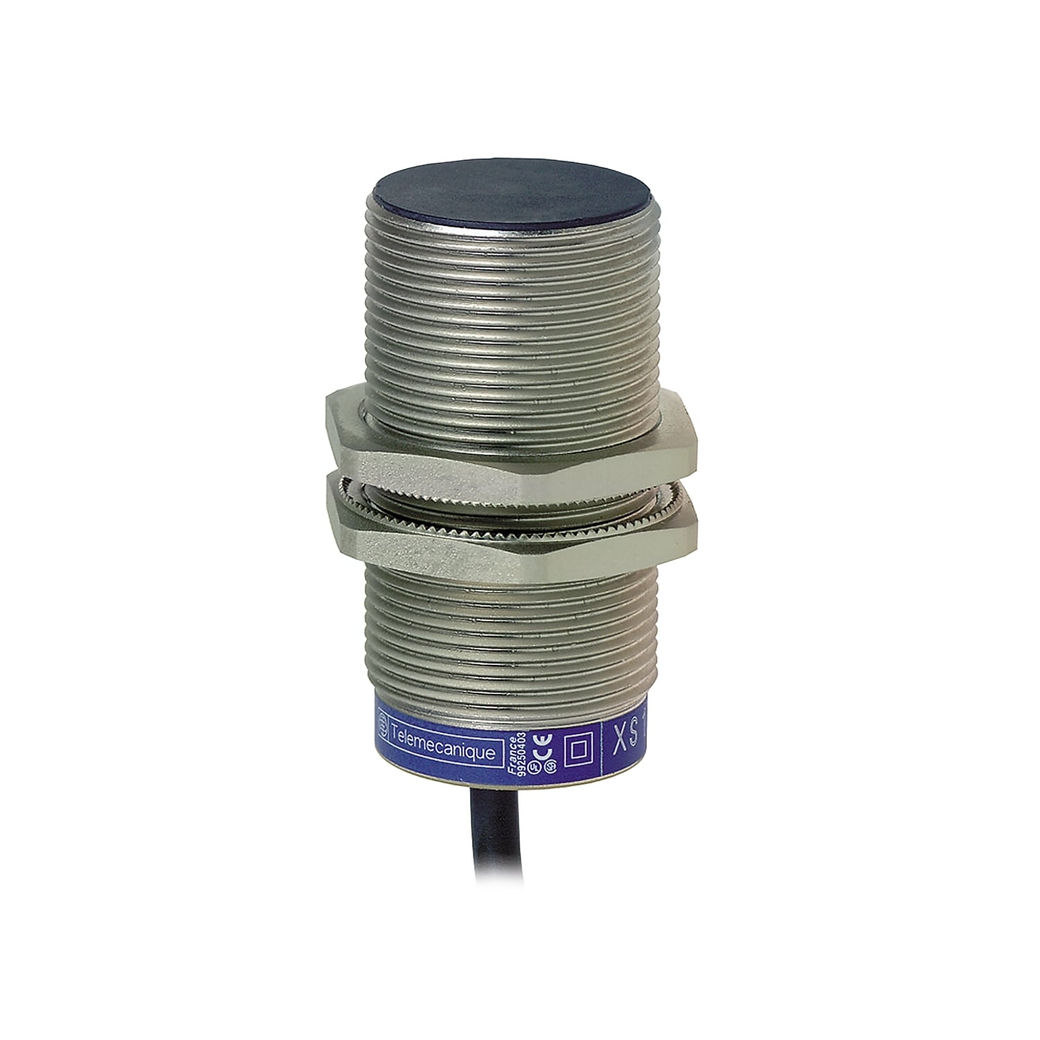 XS630B1MAL10 OsiSense XS 2-Wire Cylindrical Fixed Universal Inductive Proximity Sensor, Inductive, Discrete Output, 1NO Contact, 24 to 240 V AC/DC