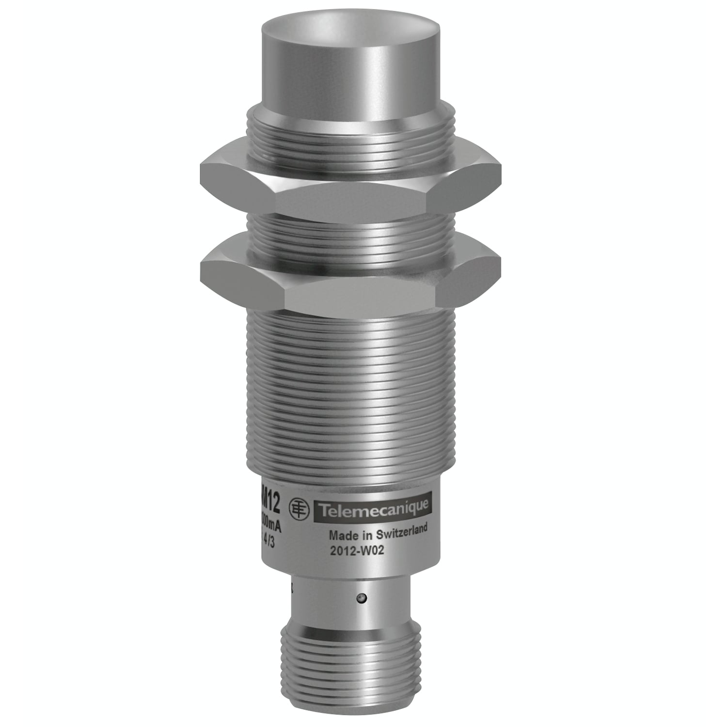 XS918R4PAM12 OsiSense XS Cylindrical Proximity Sensor With Reverse Polarity Protection, Inductive, PNP Output, 1NO Contact, 10 to 30/12 to 24 V DC