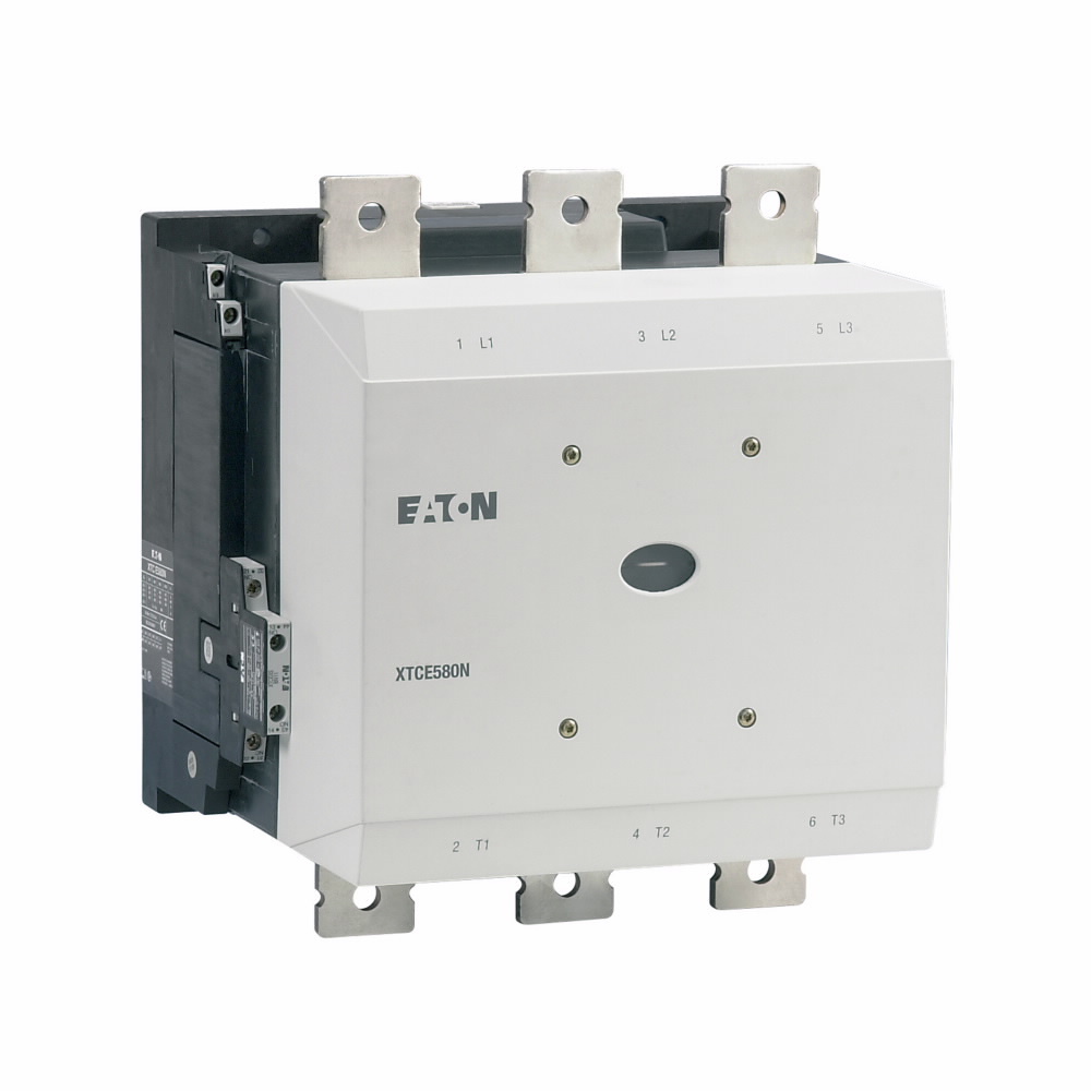XTCE820N22A XTCE N-Frame Full Voltage Non-Reversing IEC Contactor, 110 V AC at 40 Hz, 250 V AC at 60 Hz V Coil, 820 A, 2NO-2NC Contact, 3 Poles