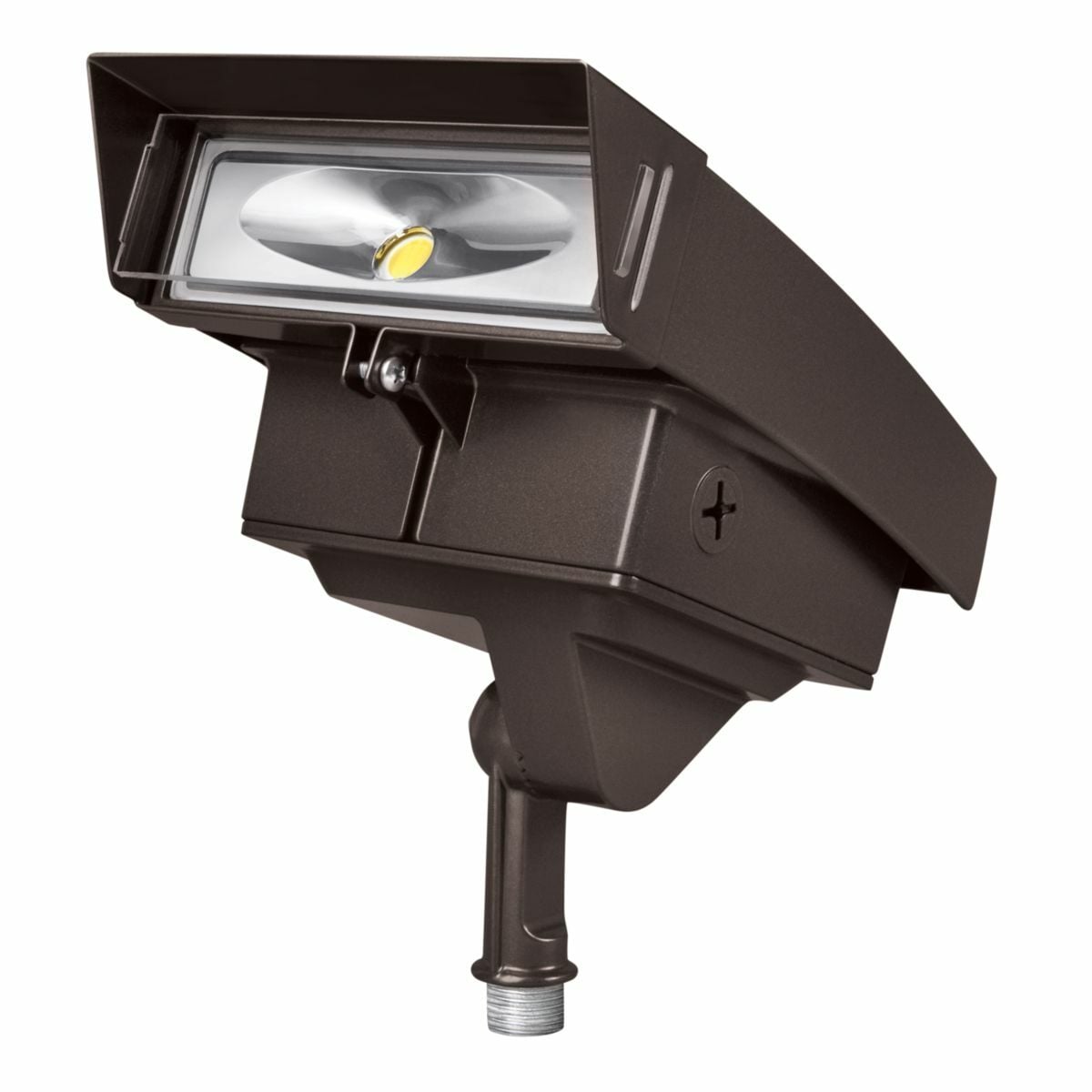 XTORFLD-KNC-WT Lumark Knuckle Mount Universal Outdoor Floodlight Kit, For Use With Crosstour LED Wall Pack Luminaire, Aluminum, White