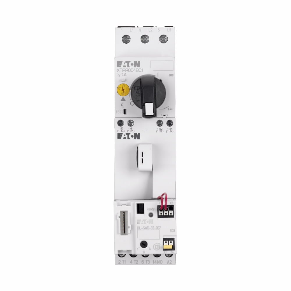 XTPR004BC1 B-Frame Motor Protector, Rotary/On/Off Action, 3 Poles, IP20 Enclosure