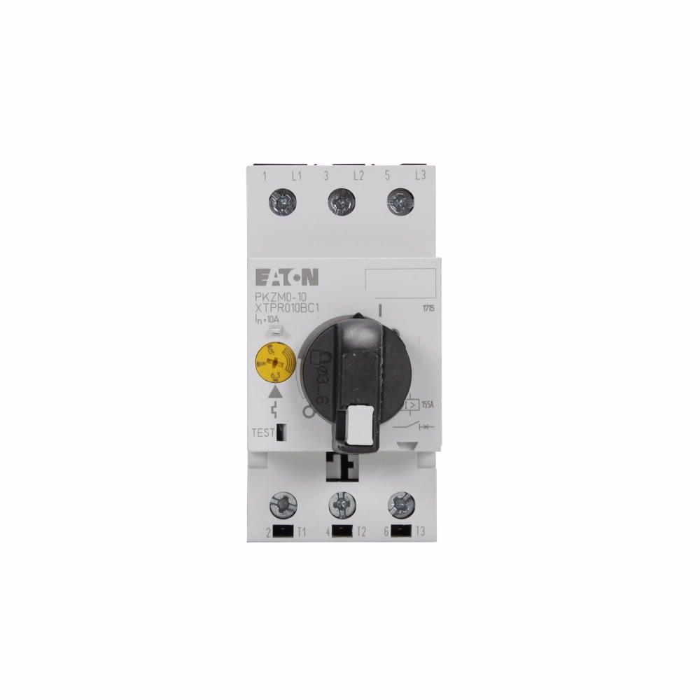XTPR010BC1 B-Frame Motor Protector, Rotary/On/Off Action, 3 Poles, IP20 Enclosure