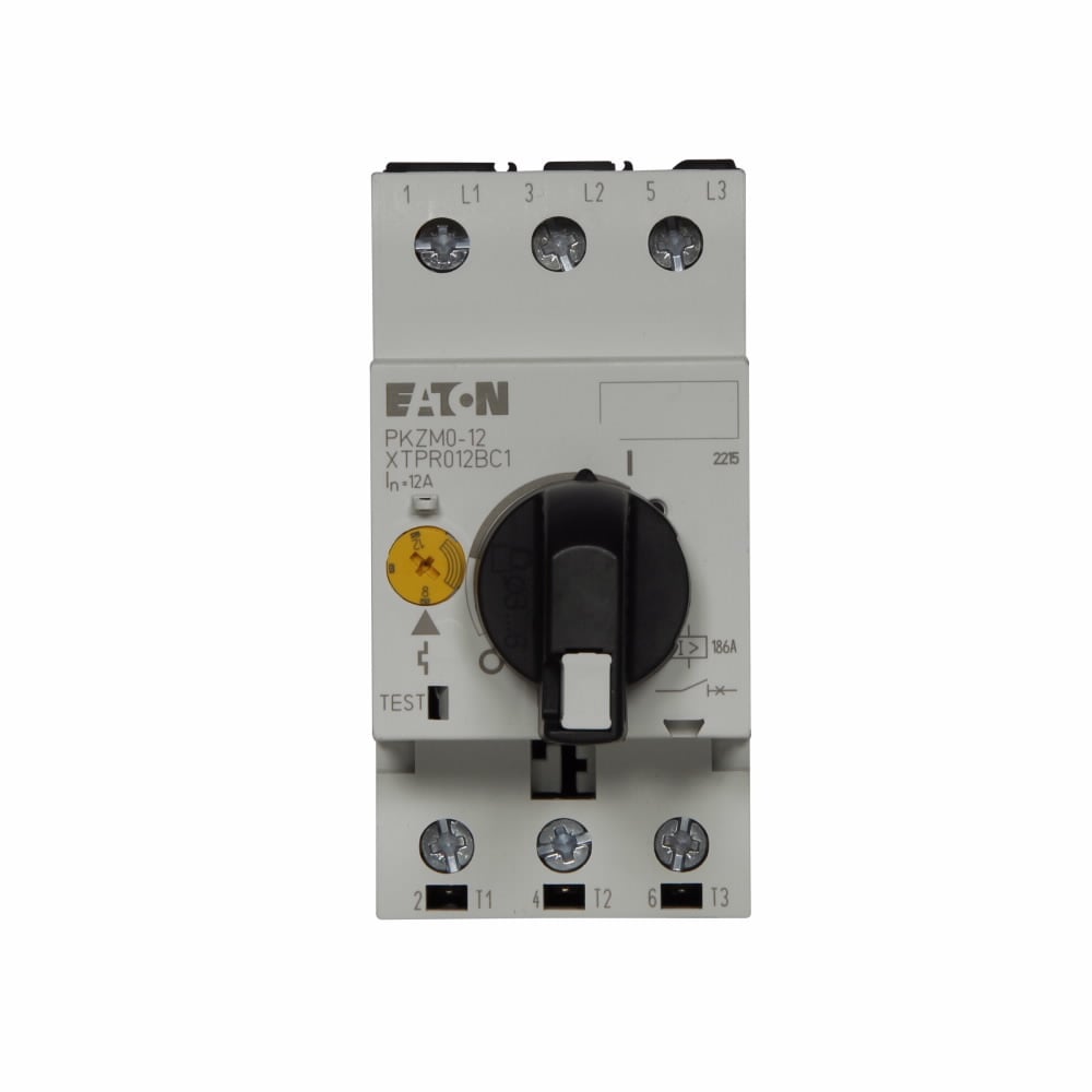 XTPR012BC1 B-Frame Motor Protector, Rotary/On/Off Action, 3 Poles, IP20 Enclosure