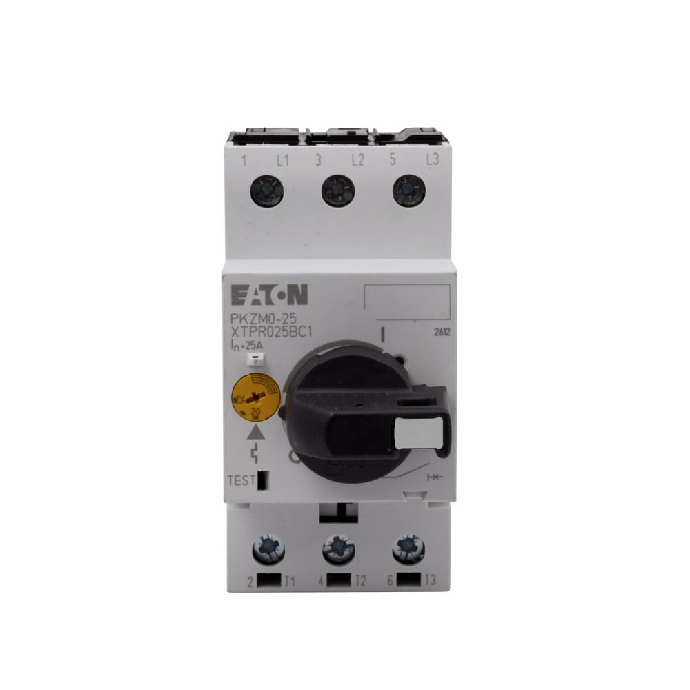 XTPR032BC1 B-Frame Motor Protector, Rotary/ON/OFF Action, 3 Poles, IP20 Enclosure