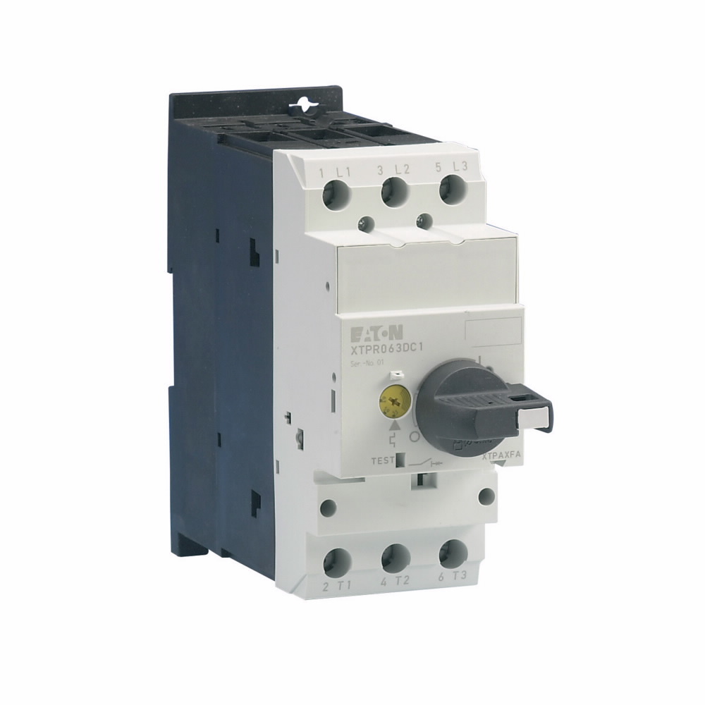 XTPR040DC1 D Frame Motor Protector, Rotary/On/Off Action, 1 Poles, IP20 Enclosure