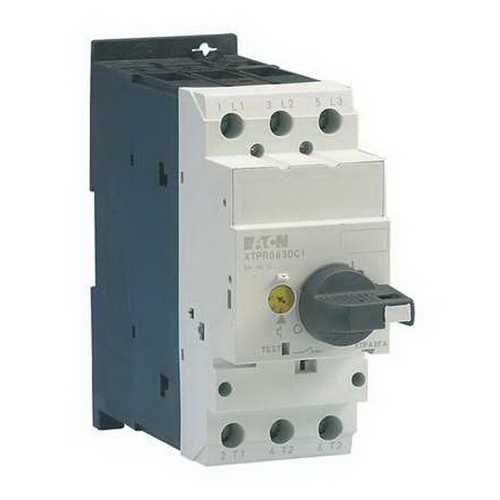 XTPR063DC1 XT Series D Frame Motor Protector, Rotary/On/Off Action, 1 Poles, IP20 Enclosure