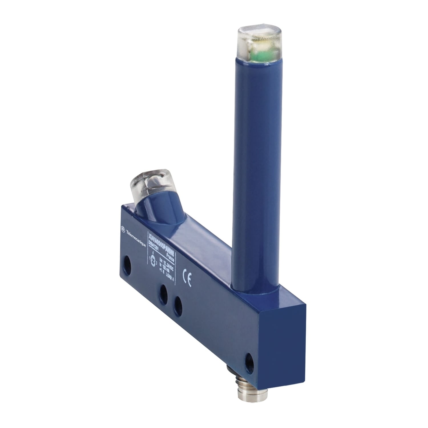 XUVA0505PANM8 OsiSense XU Photoelectric Sensor, L-Fork Shape, 1.97 in, Modulated Red LED Sensing Beam, PNP 1NO Output