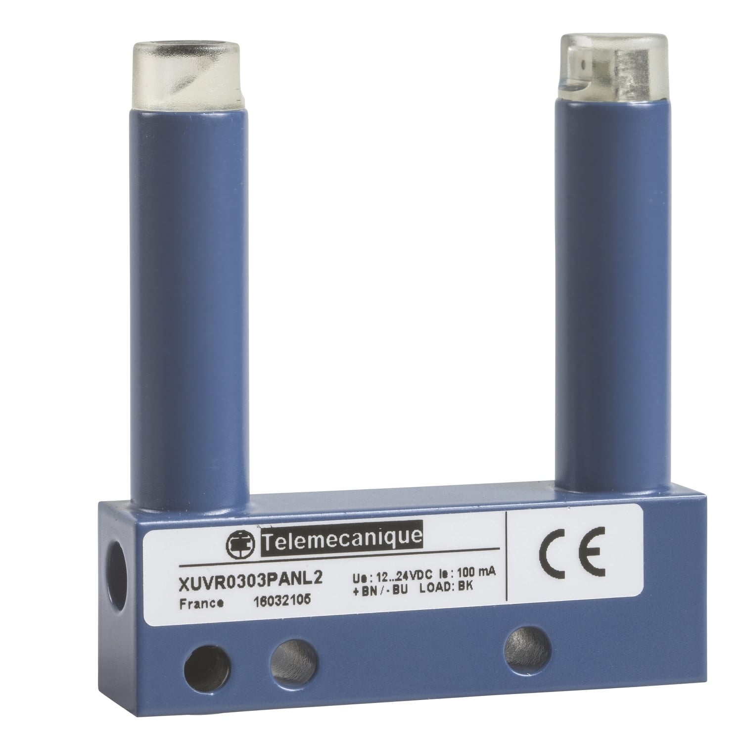 XUVR0303PANL2 OsiSense XU 3-Wire Optical Fork Photoelectric Sensor, 1.18 in, Infrared Sensing Beam, PNP 1NO Output