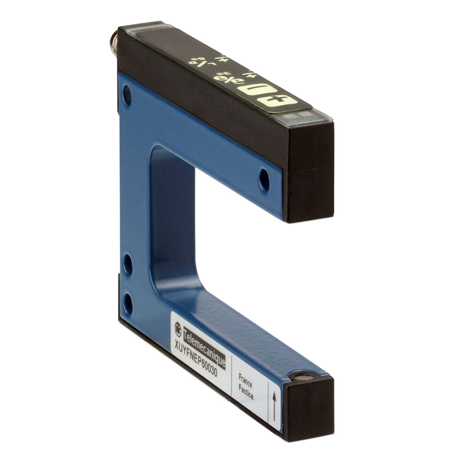 XUYFNEP60050 OsiSense XU Photoelectric Sensor, Fork Shape, 1.97 in, Modulated Infrared LED Sensing Beam, -20 to 20 us Response, NPN/PNP 1NO-1NC/Programmable Output
