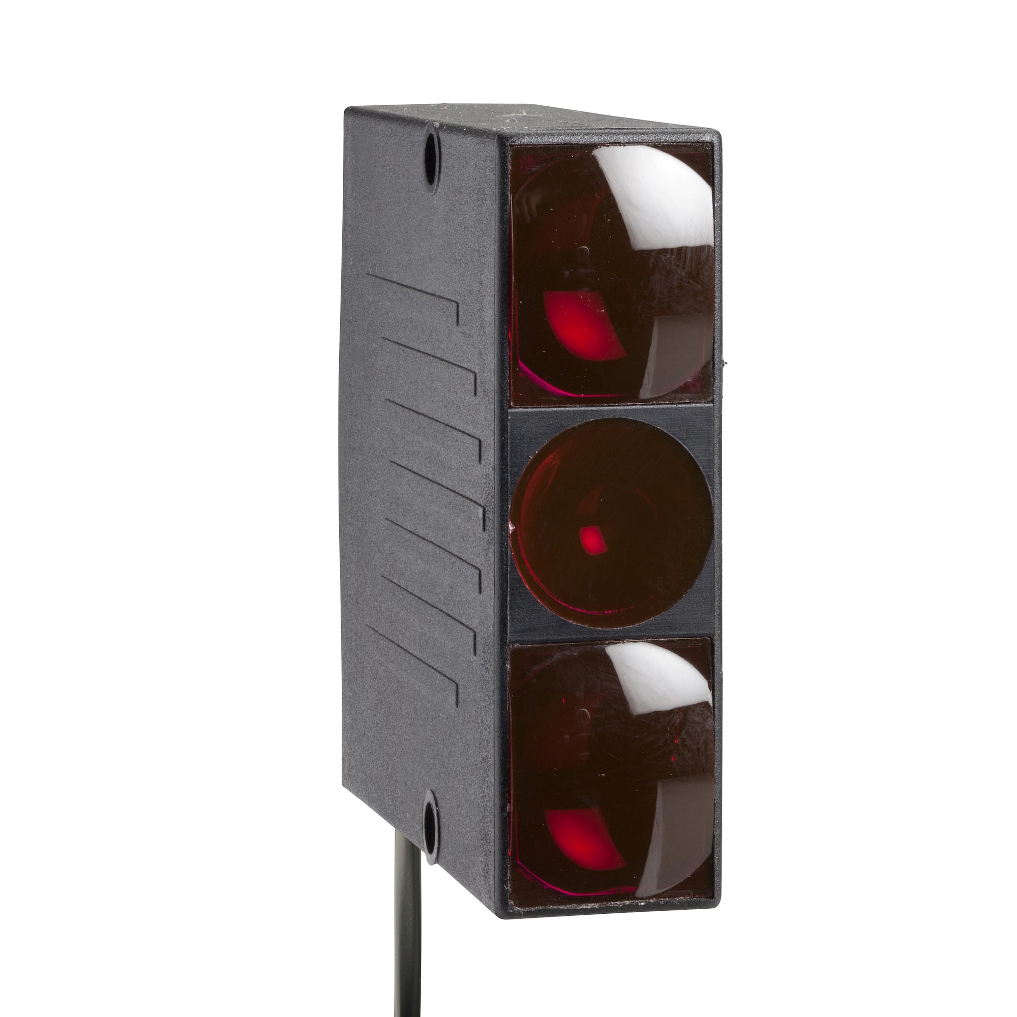 XUYPS2945S Compact Photoelectric Sensor, 1.97 to 23.62 in, Modulated Infrared LED Sensing Beam, 1.8 ms Response, NPN/PNP 1NO-1NC/Programmable Output