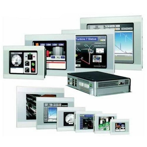 XV-102-D6-70TWRC-10 XV-100 Resistive Touch Operator Interface, 24 V DC, 0.4 A, 7 in TFT LED Display, Ethernet 10/100, RS-485, RS-232 USB Host, USB Device