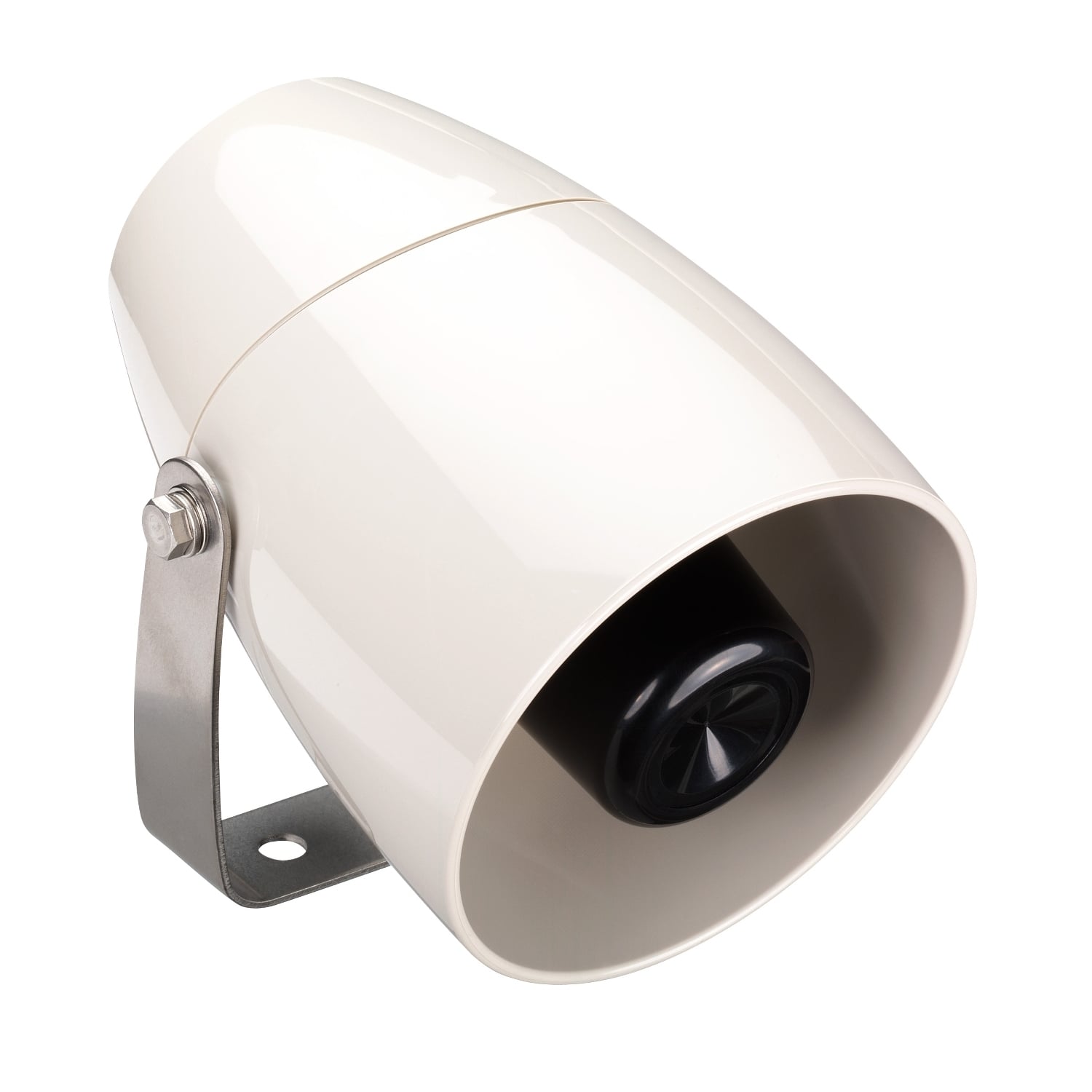 XVS10BMW Harmony XVS Multi-Sound Signal Siren, 12/24 V AC/DC, 300/500 mA, 2 Tones, 106 dB Sound, White