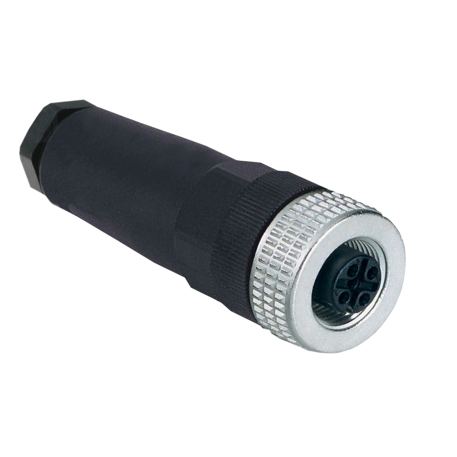 XZCC12FDM50B 5-Pin Straight Female Connector, 30 V AC/36 V DC, 3 A, PG 7 Cable