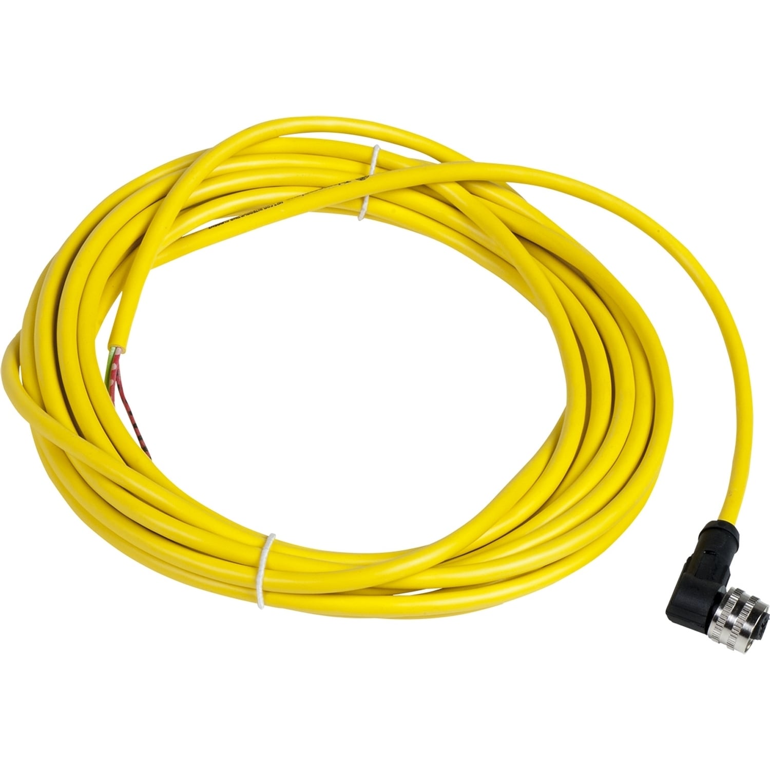 XZCPV1965L5 OsiSense XZ Pre-Wired Connector, 1/2-20 UNF Female Connector, 5 m L Cable, 3 Poles