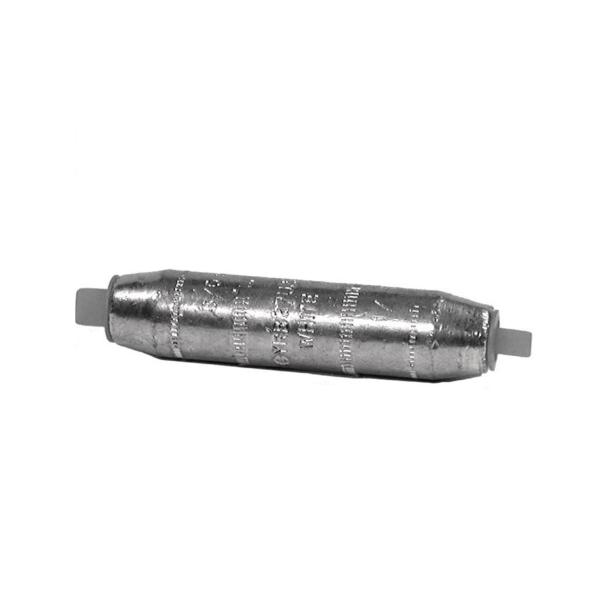 YRB25U2 Type YRB Compression Butt Splice With Underground System, 2 to 1 AWG Conductor, 2 in L, Standard Barrel, Aluminum, Tan