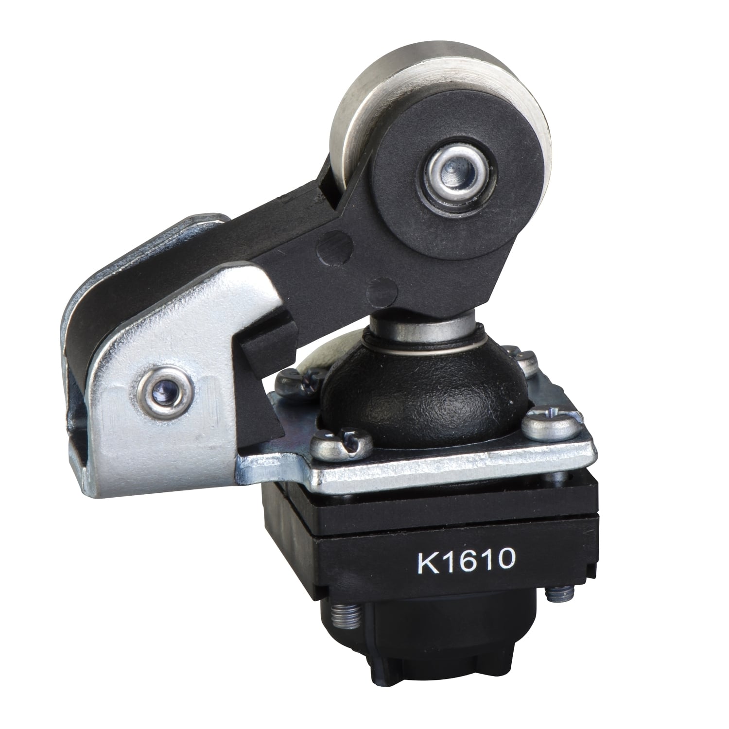 ZCKD239 OsiSense XC Limit Switch Rotary Head, 1-Direction Lateral Roller Lever Plunger, For Use With Standard Format XCKL and XCKM Series Limit Switch