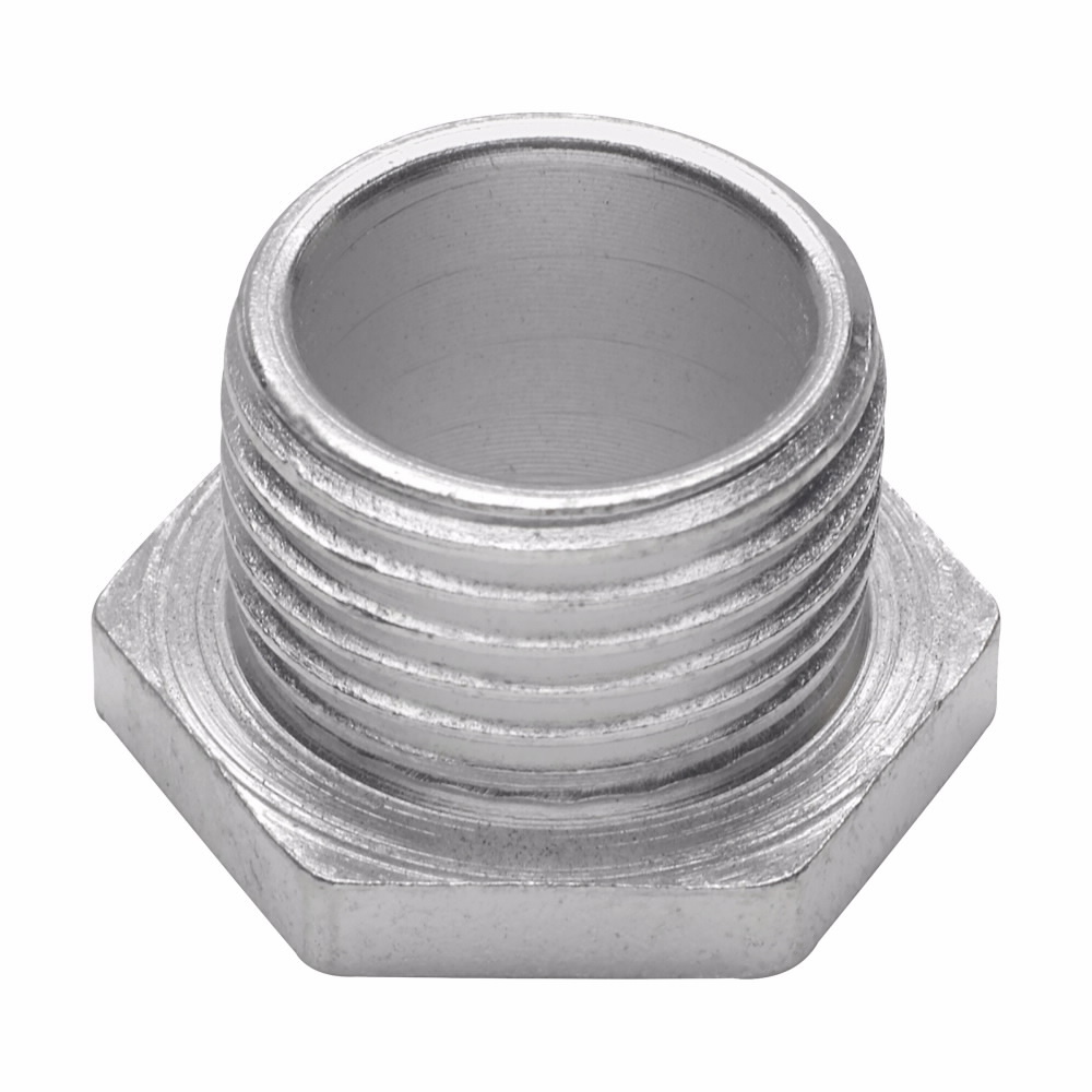 53 Non-Insulated Threaded NPSM Conduit Bushed Nipple, 1-1/4 in, For Use With Rigid/IMC Conduit, Malleable Iron