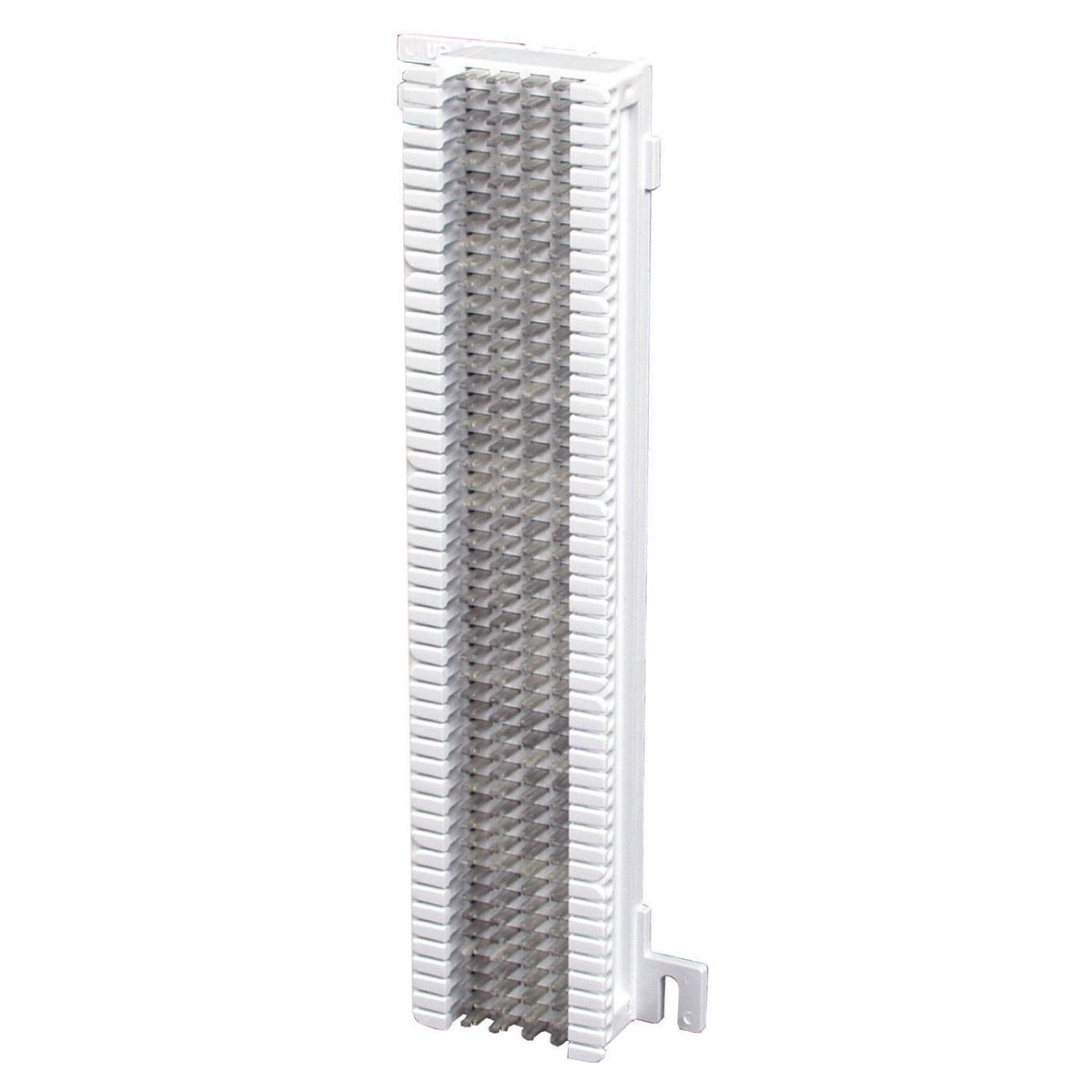 HPW66M150 Standard Cross Connect Block, 66M Style Block, 26 to 22/26 to 20 AWG Wire Gauge, 25 Pair Count, IDC Punch Down Clip Terminal, White