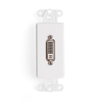 41648-W Wallplate Insert, 1 Gangs, White