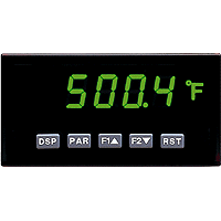 PAX Temperature Meter, Green Display, DC Powered