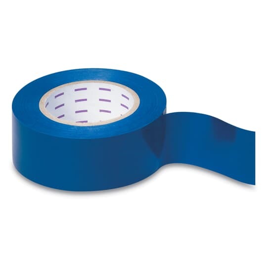 AA-1123 E-Z Code Color-Coded Identification Tape, 180 ft L x 1 in W, Blue, Vinyl