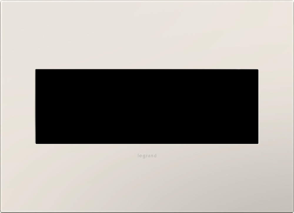 AWP3GLA4 Adorne Designer Wall Plate, 3 Gangs, 7.06 in W x 5.13 in H, Plastic