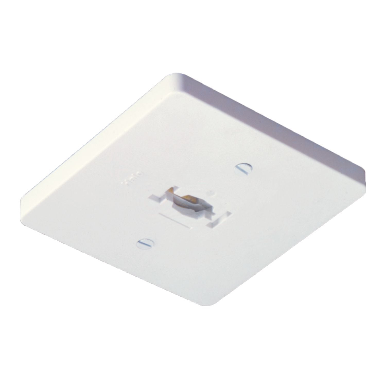 L973MBN Halo Power-Trac Low Profile Canopy Adapter, 5.201 in L x 4.301 in W x 8.201 in H, For Use With L2005, L5038, L5300 and L3240E Track Lamp Holder