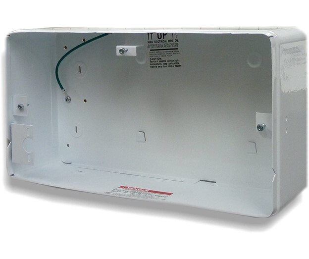 PAWIC Pic-A-Watt Recessed 3-Outlet Wall Can, 20 ga Steel