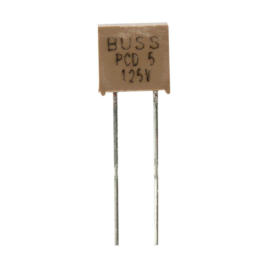 PCD-5-R PCD Subminiature Fast Acting Fuse, 5 A, 125 VAC, 400 VDC, 10/300 to 1 kA Interrupt