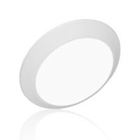 DSK563120SWH Dimmable LED Downlight, LED Lamp, 12.1/12.2/12.9 W Fixture, 120 V AC, Stamped Steel Housing