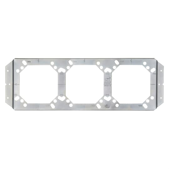 H16S-82-3 Steel City Support Bracket, For Use With 5 in and 4 in Square Boxes, 16 in Horizontal Stud Center, Steel