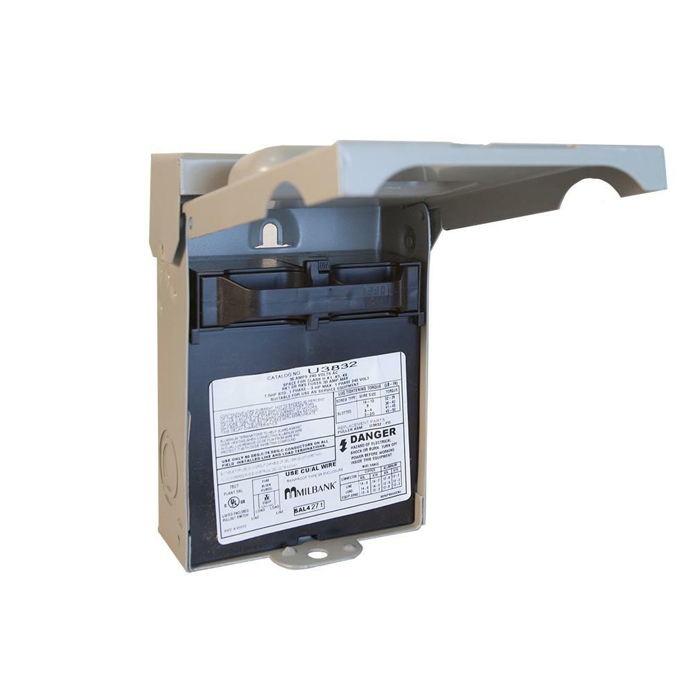 30 AMP FUSED AC DISC PULL-OUT