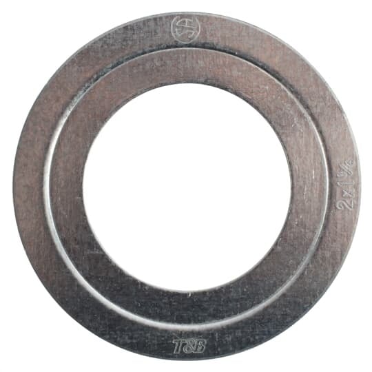 WA-164 Steel City Reducing Washer, 2 x 1-1/4 in, For Use With Rigid/IMC Conduits, Steel, Zinc Plated