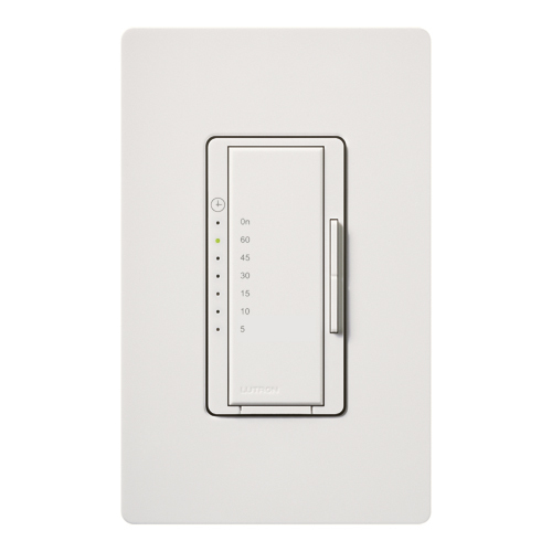 MA-T51-SW Maestro Designer Countdown Timer Control Switch, 5 to 60 min Setting, 120 VAC, 1NO 1 Form A Contact, 1 Poles