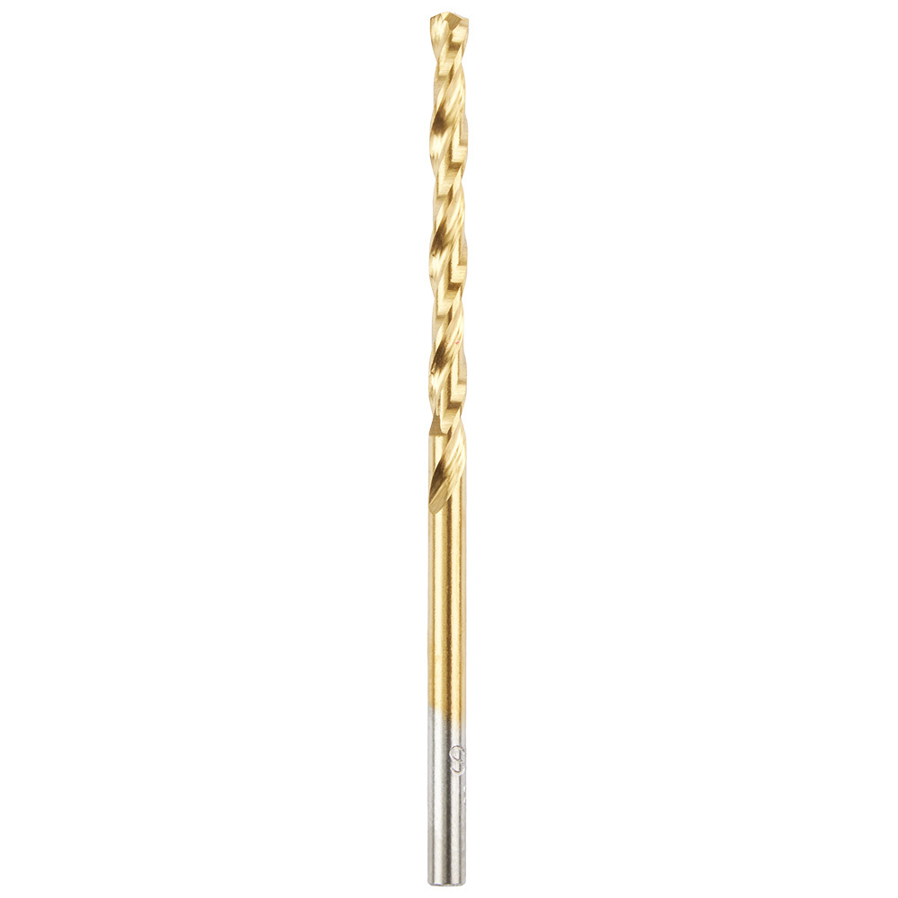 48-89-2205 Thunderbolt Jobber Length Drill Bit, 1/8 in Drill - Fraction, 0.125 in Drill - Decimal Inch, 135 deg Point, Steel, Titanium Coated