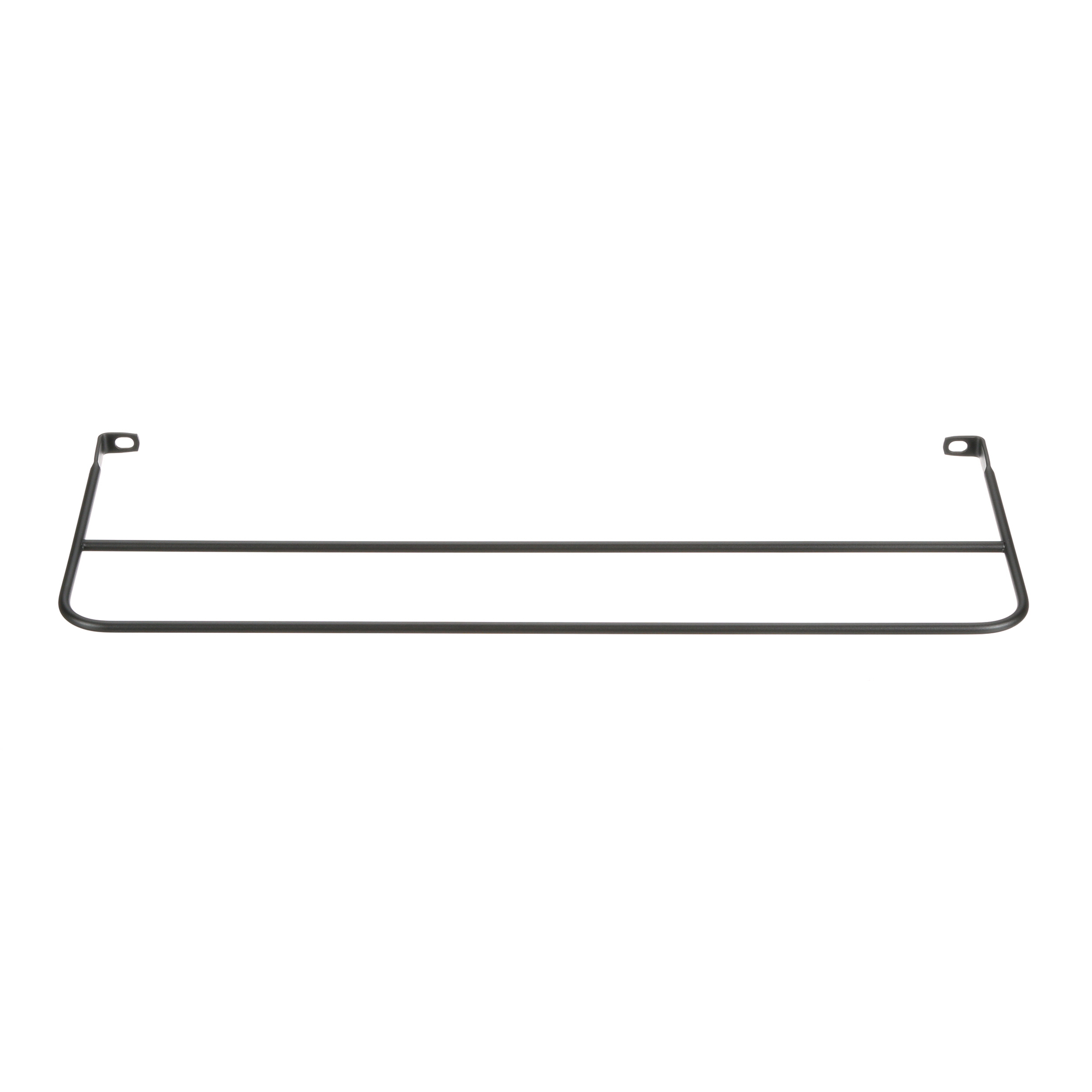 SRB19D7BL Deep Extended Strain Relief Bar, 19.27 in W x 7.5 in D x 0.5 in H, Rack Mount, Steel, Black, For Use With Patch Panel
