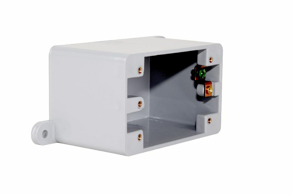 078215 F-Series Type FD Gang Blank Box, PVC, 29 cu-in Capacity, 1 Gangs, 4.54 in L x 2.79 in W x 2.91 in D