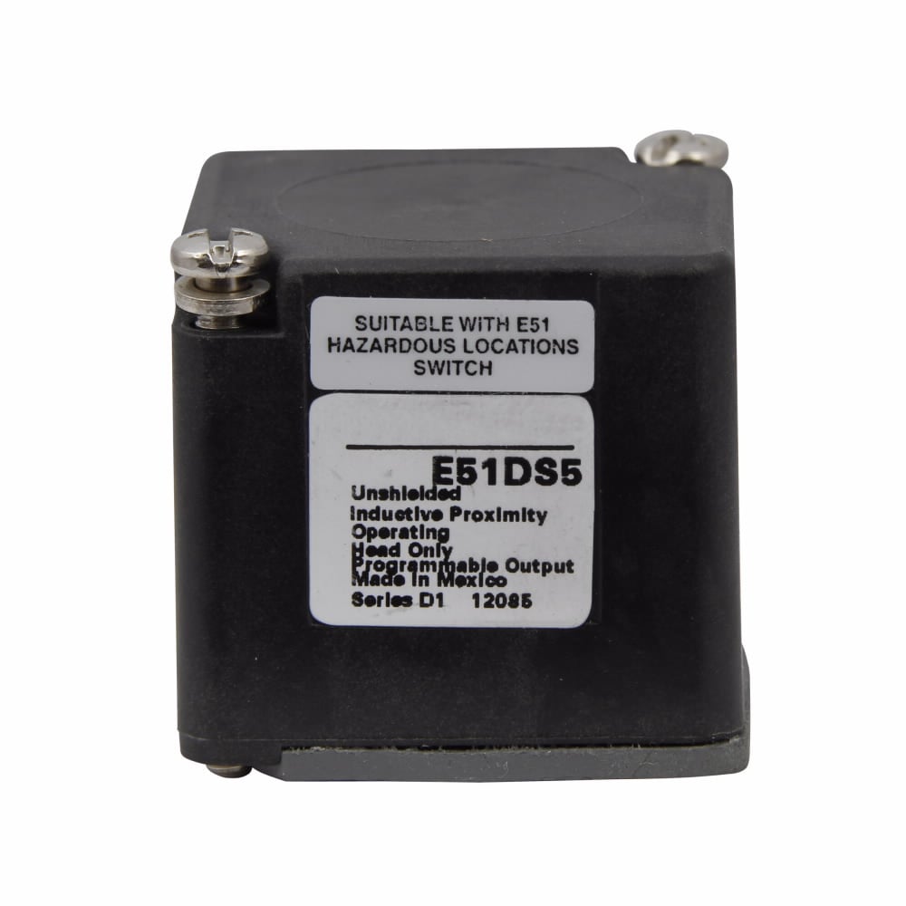 E51DS5 Sensor Head, Inductive Proximity Sensor, 0.94 in, Side Sensing Position