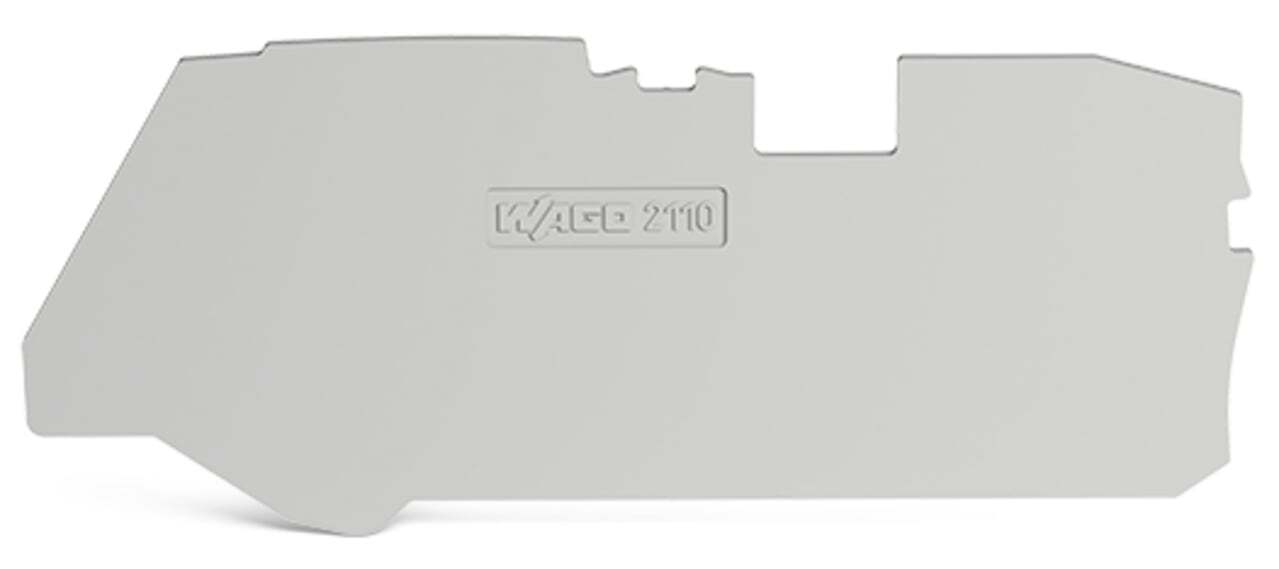 2110-1291 End and Intermediate Plate, Polyamide, Gray
