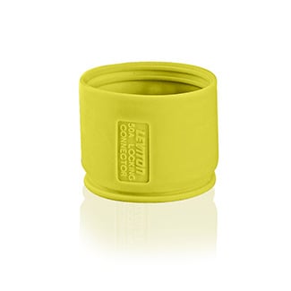 7717CR-Y Weather Resistant Connector Boot, For Use With Non-NEMA Locking Connector, 50 A, IP55, Thermoplastic Elastomer, Yellow