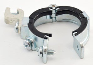 SGBS-38414 Bridgeport Might-Rite Split Ground Bushing, 1-1/4 in Trade, 4 AWG Wire Min, 14 AWG Wire Max, 1.34 in ID x 2.08 in OD Dia, Steel
