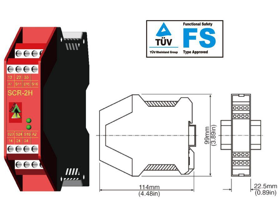 SCR-2H 24V STD Screw Terminals