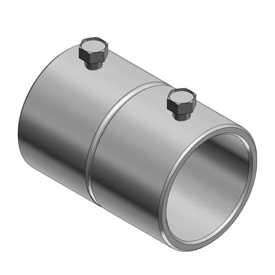 8224 T&B Set Screw Coupling, 3/4 in, For Use With Rigid/IMC Conduits, Steel, Zinc Plated